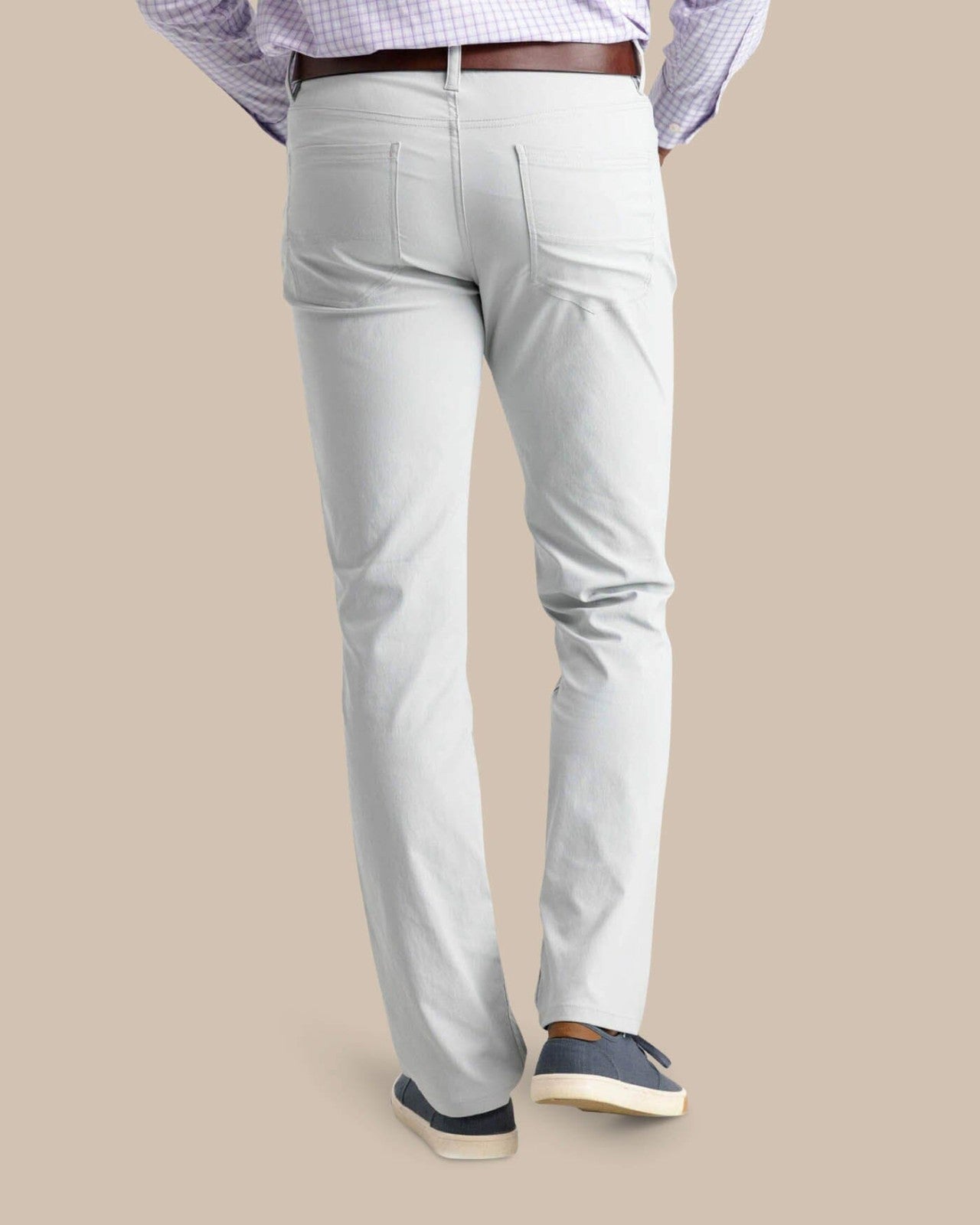 Southern Tide Mens Slim Fit Performance Chino Pants – Grey For Men