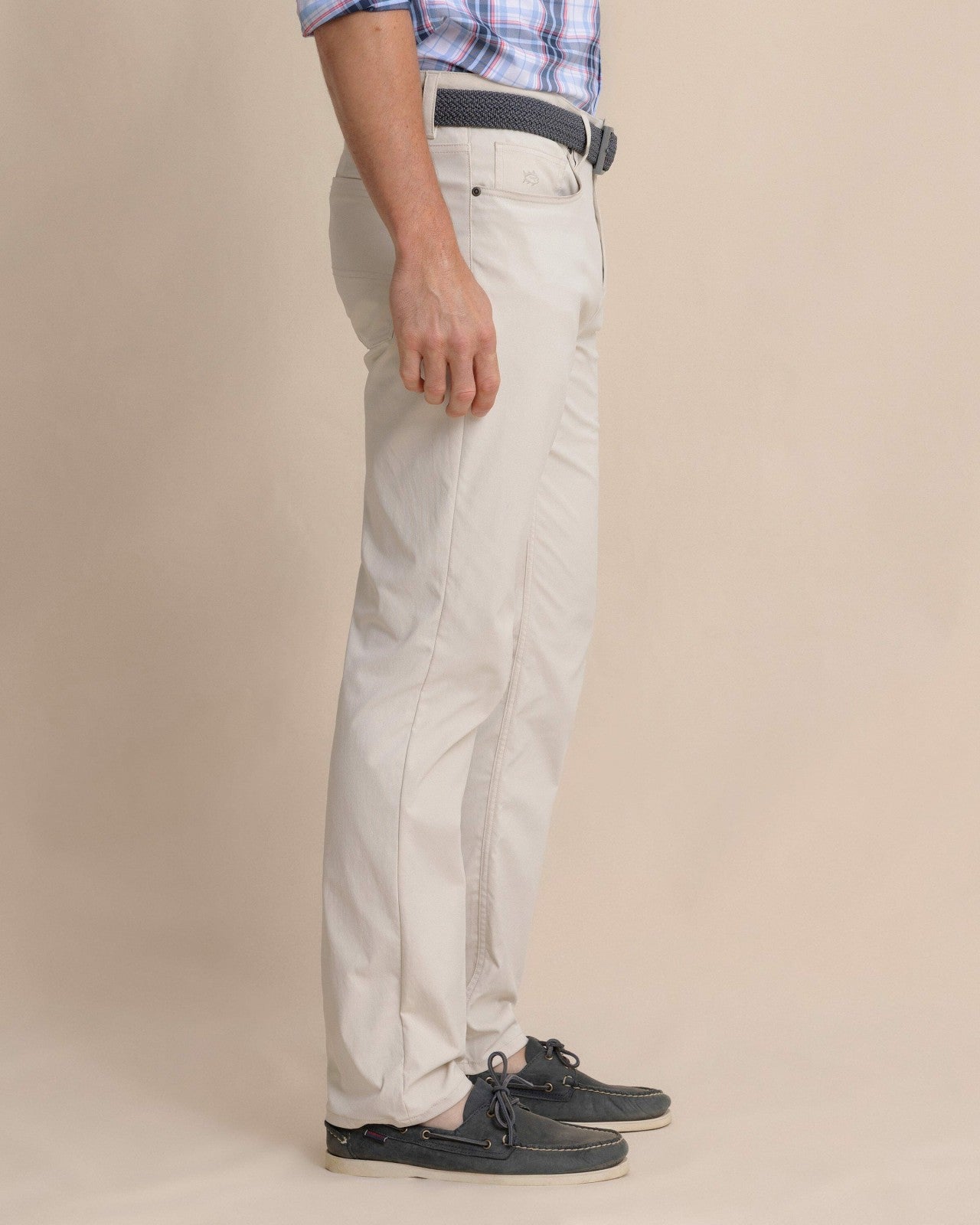 Southern Tide Mens Chino Pants in Performance Fabric - Khaki Stone For Men