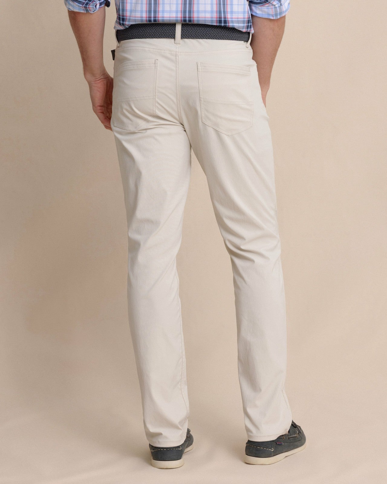 Southern Tide Mens Chino Pants in Performance Fabric - Khaki Stone For Men
