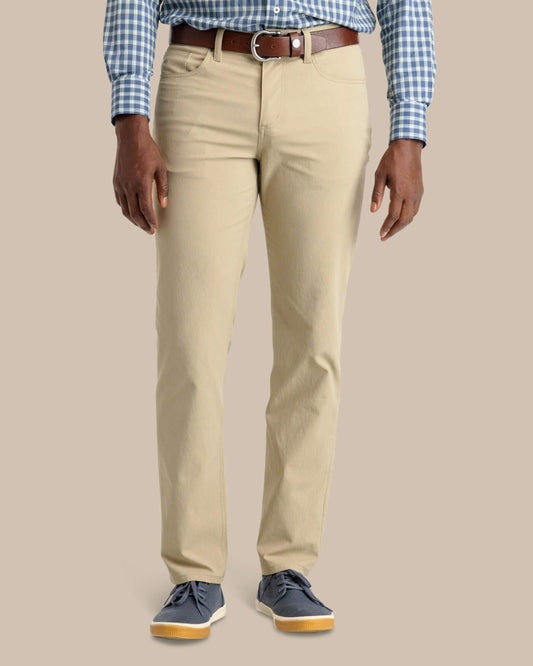 Southern Tide Performance Chino Pants in Khaki For Men