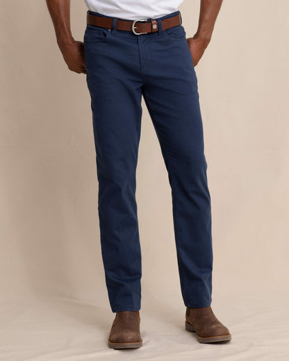 Southern Tide Sullivan Five Pocket Pant - Dress Blue For Men