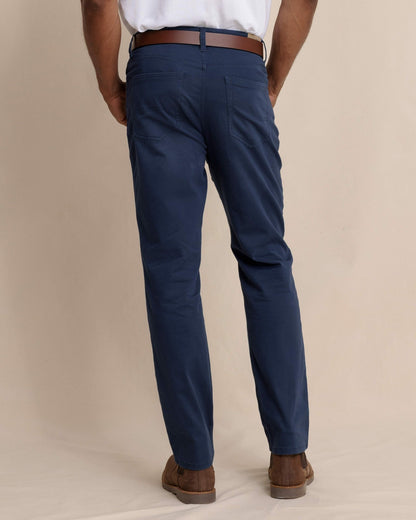 Southern Tide Sullivan Five Pocket Pant - Dress Blue For Men