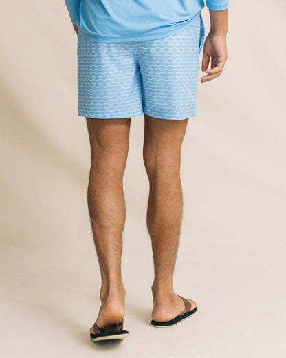 Southern Tide Ocean Echo Maritime Swim Trunk For Men