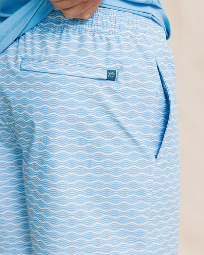Southern Tide Ocean Echo Maritime Swim Trunk For Men