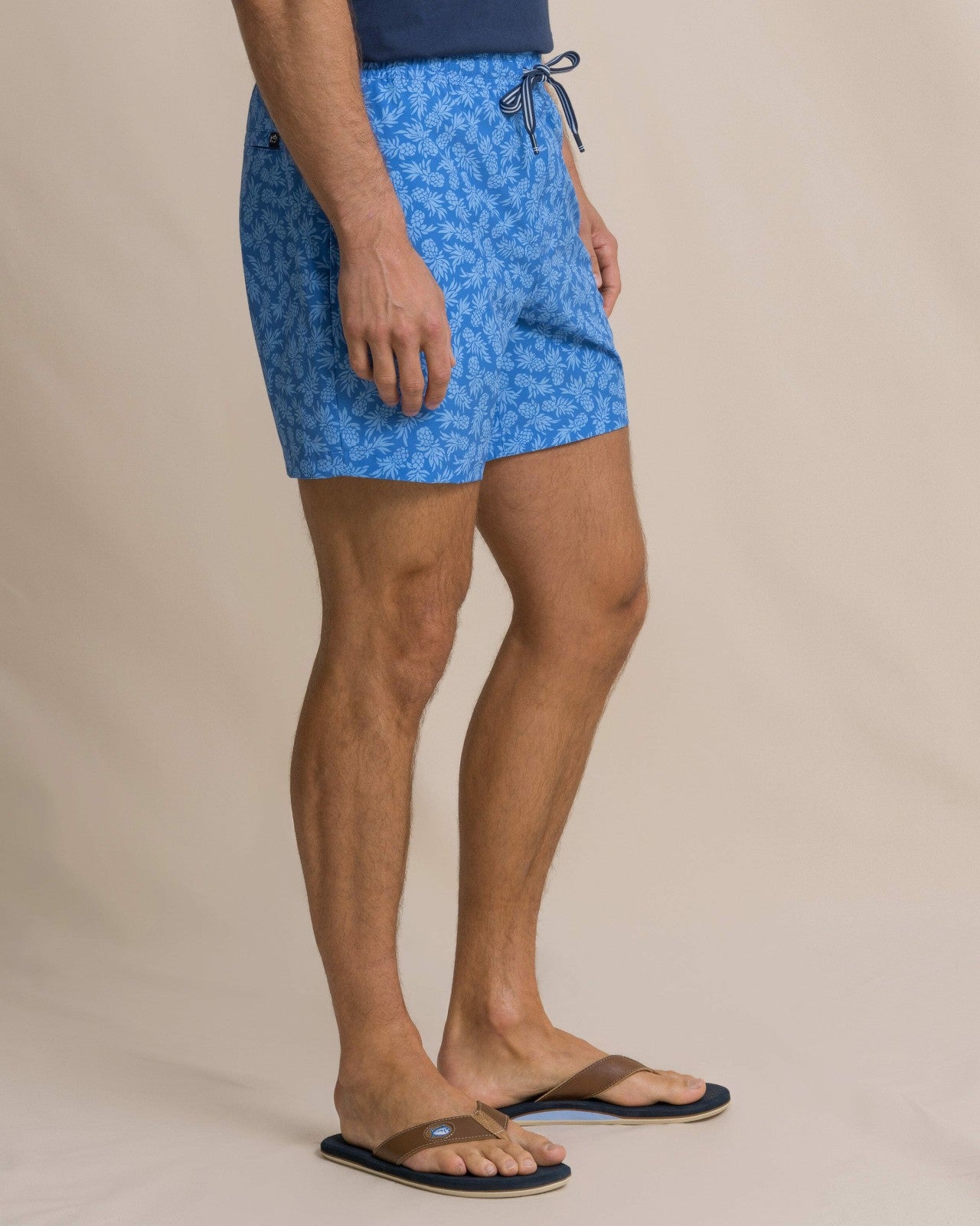 Southern Tide Pineapple Parade Maritime Swim Trunk For Men