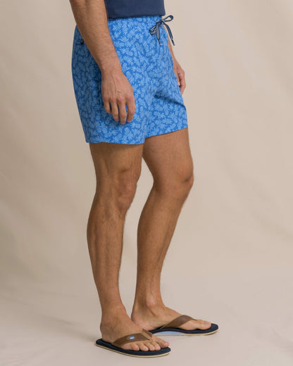 Southern Tide Pineapple Parade Maritime Swim Trunk For Men