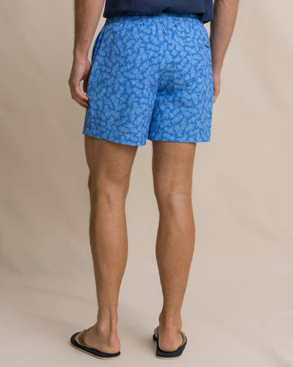 Southern Tide Pineapple Parade Maritime Swim Trunk For Men