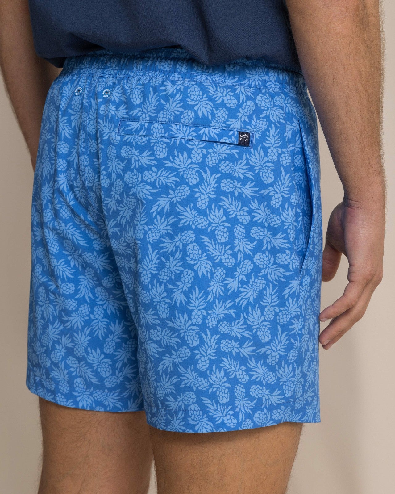 Southern Tide Pineapple Parade Maritime Swim Trunk For Men
