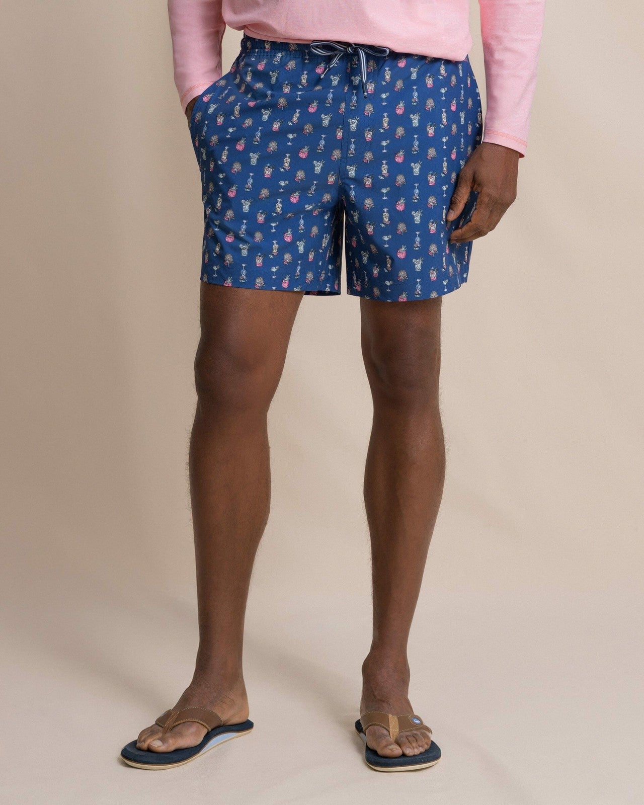 Southern Tide Tropical Tango Maritime Swim Trunk For Men