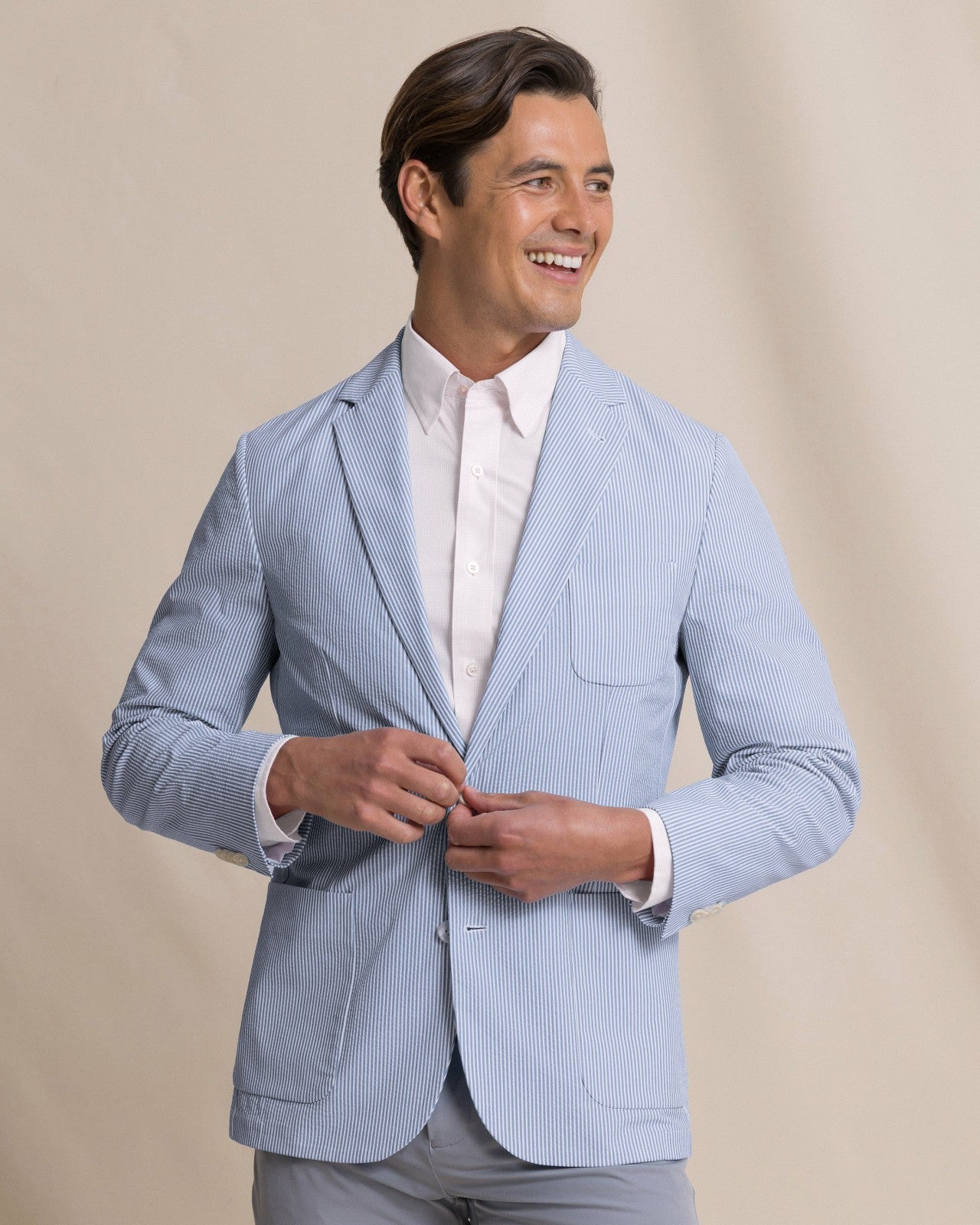 Southern Tide Charleston Pamlico Seersucker Blazer For Men