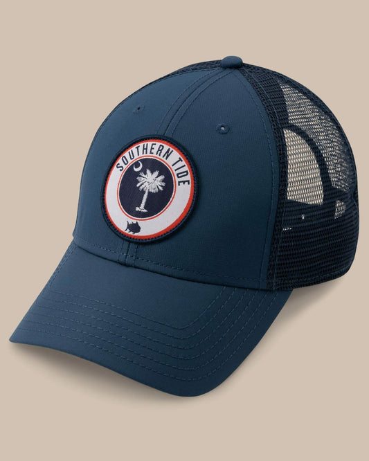 Southern Tide South Carolina Patch Performance Trucker Hat Hats For Men