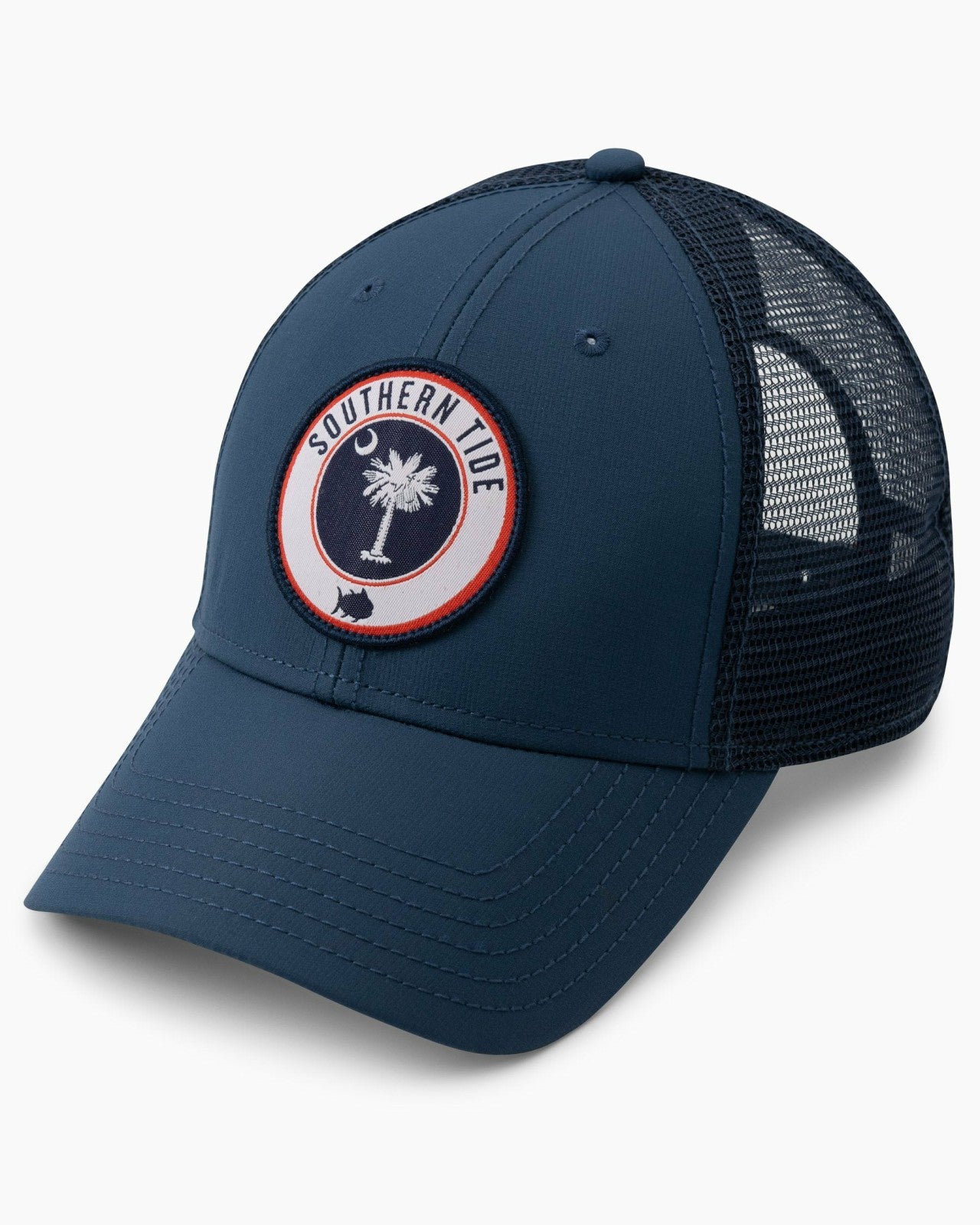 Southern Tide South Carolina Patch Performance Trucker Hat Hats For Men