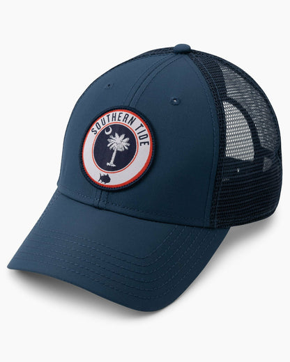 Southern Tide South Carolina Patch Performance Trucker Hat Hats For Men