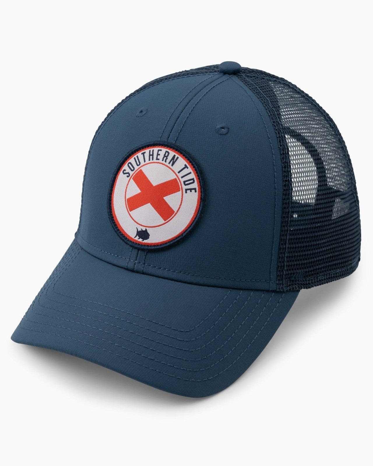 Southern Tide Alabama Patch Performance Trucker Hat For Men