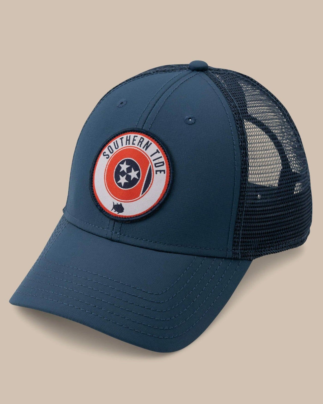 Southern Tide Tennessee Patch Performance Trucker Hat For Men