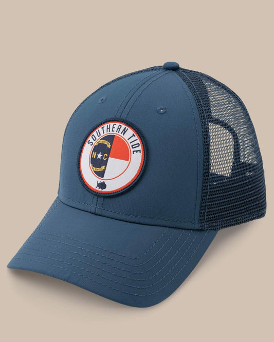 Southern Tide North Carolina Patch Performance Trucker Hat For Men
