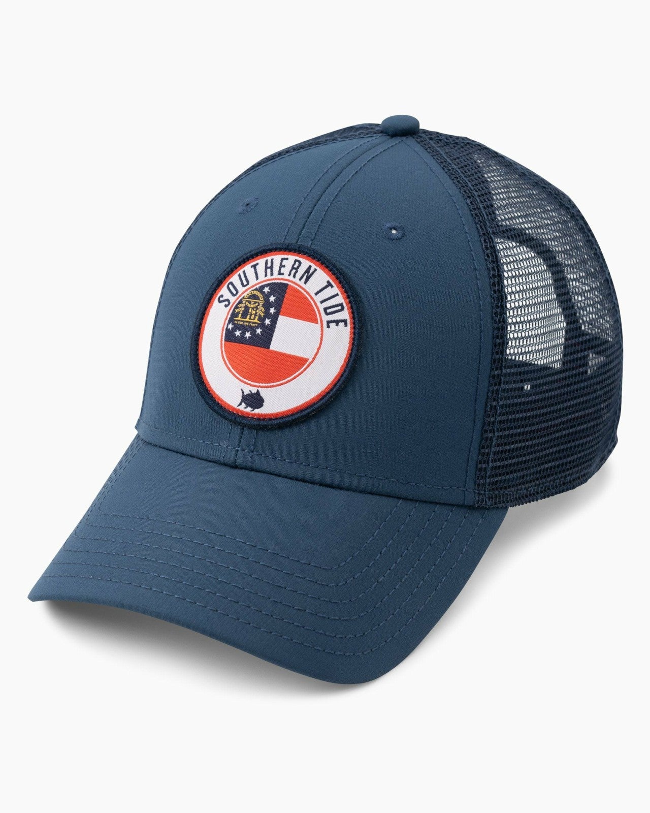 Southern Tide Georgia Patch Performance Trucker Hat For Men