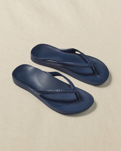 Southern Tide Archies Navy Arch Support Flip Flop For Men|Women|Home