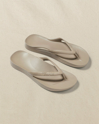 Southern Tide Archies Taupe Arch Support Flip Flop For Men|Women|Home