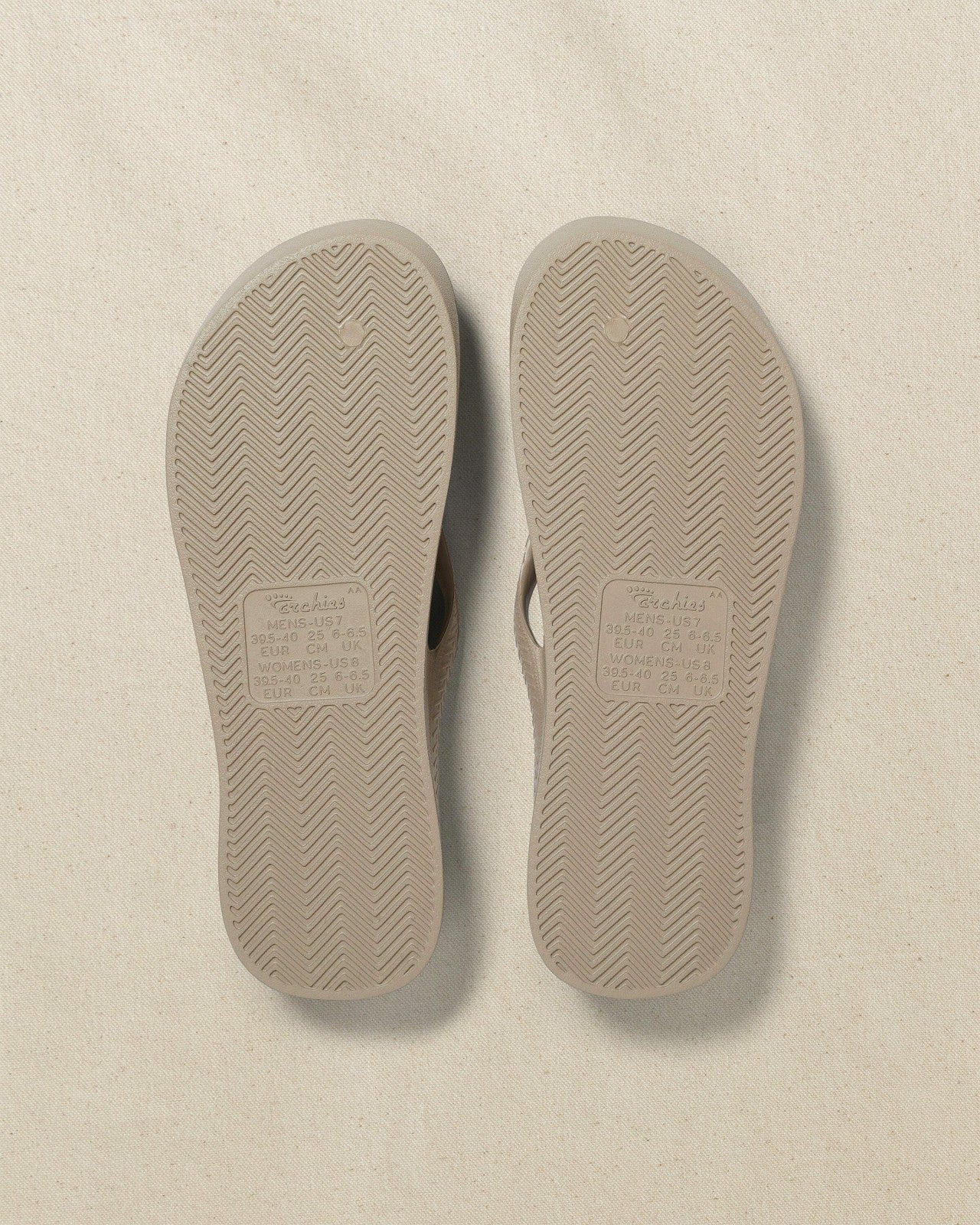 Southern Tide Archies Taupe Arch Support Flip Flop For Men|Women|Home