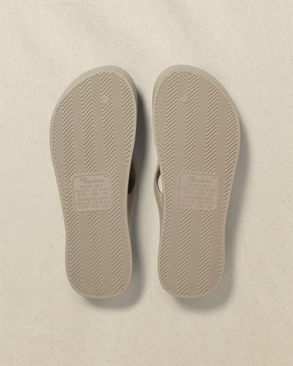 Southern Tide Archies Taupe Arch Support Flip Flop For Men|Women|Home
