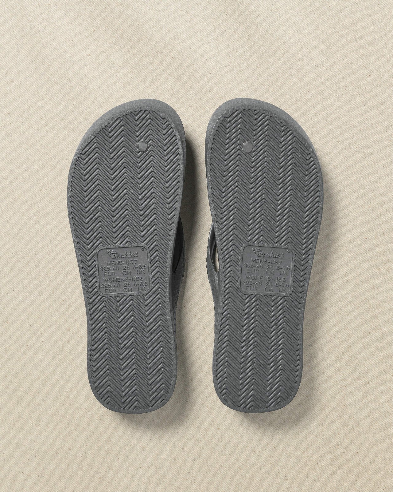 Southern Tide Archies Charcoal Arch Support Flip Flop For Men|Women|Home