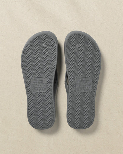 Southern Tide Archies Charcoal Arch Support Flip Flop For Men|Women|Home