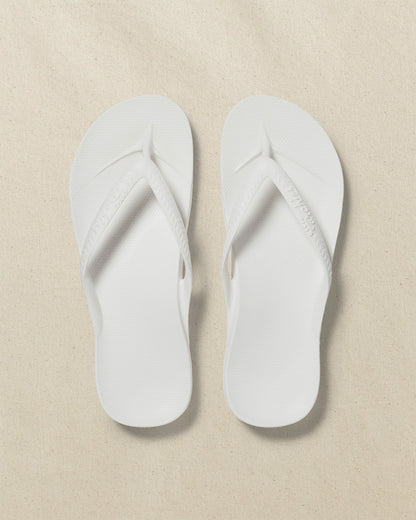 Southern Tide Archies Classic White Arch Support Flip Flop For Men|Women|Home