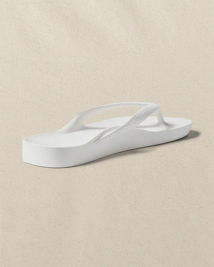 Southern Tide Archies Classic White Arch Support Flip Flop For Men|Women|Home
