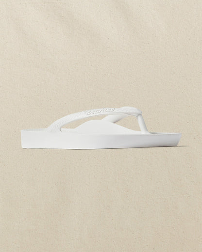 Southern Tide Archies Classic White Arch Support Flip Flop For Men|Women|Home