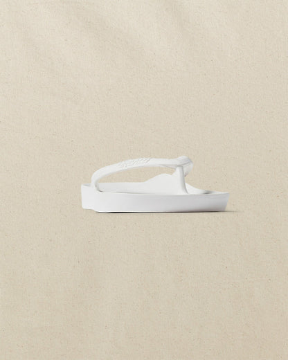 Southern Tide Archies Classic White Arch Support Flip Flop For Men|Women|Home