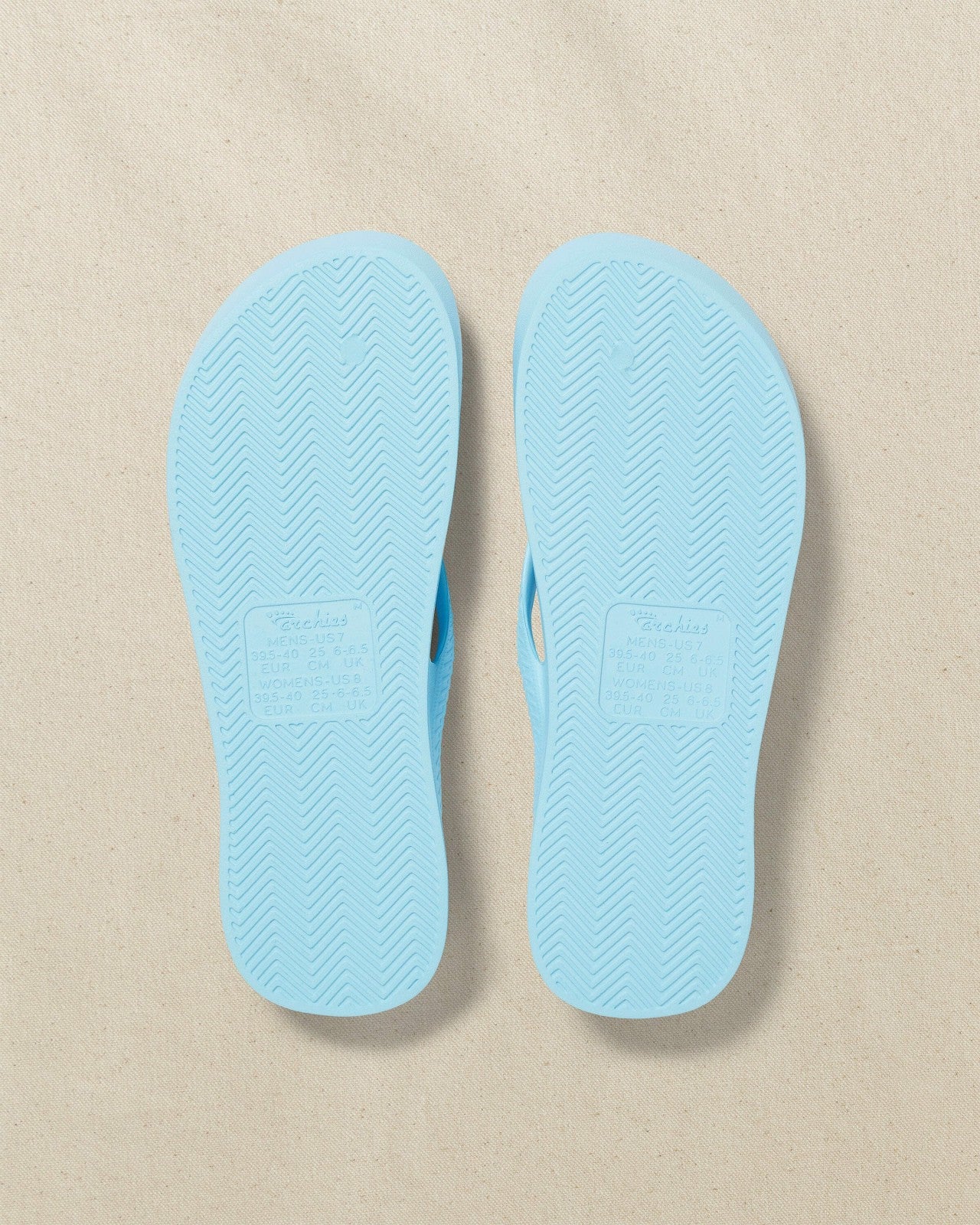 Southern Tide Archies Sky Blue Arch Support Flip Flop For Men|Women|Home