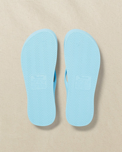 Southern Tide Archies Sky Blue Arch Support Flip Flop For Men|Women|Home