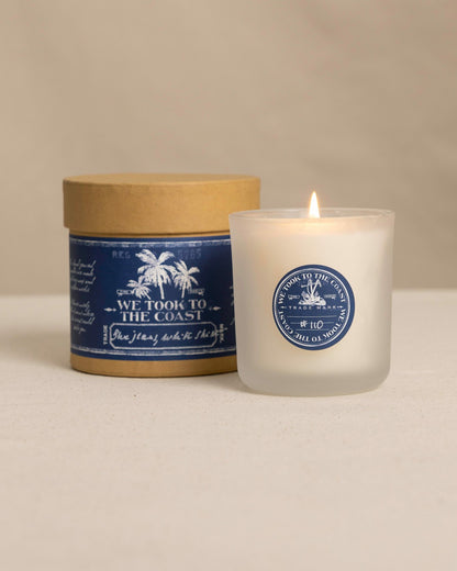 Southern Tide Blue Jeans, White Shirt Candle For Men