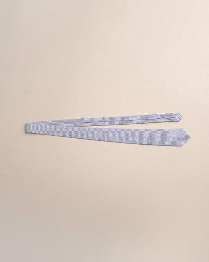 Southern Tide High Cotton Blue and White Seersucker Necktie For Men