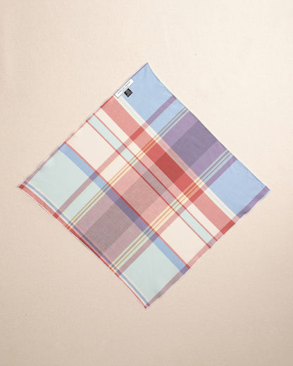 Southern Tide High Cotton Madras Pocket Square For Men
