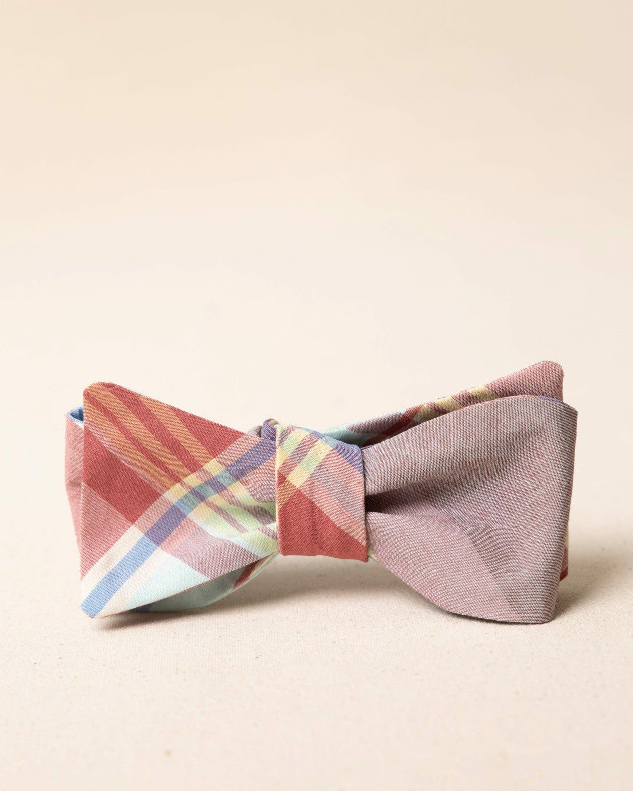 Southern Tide High Cotton Madras Bow Tie For Men