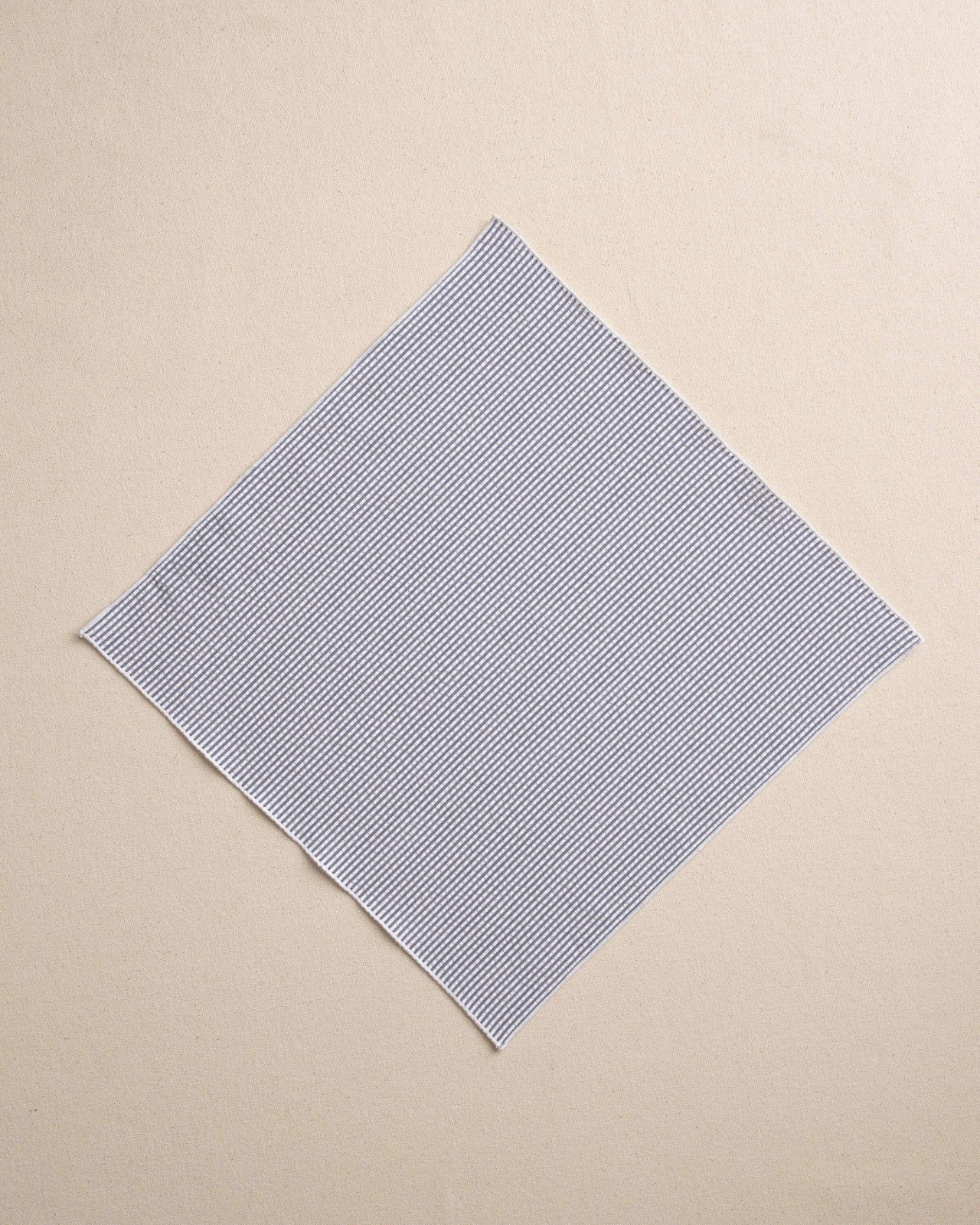 Southern Tide Blue and White Seersucker Pocket Square For Men