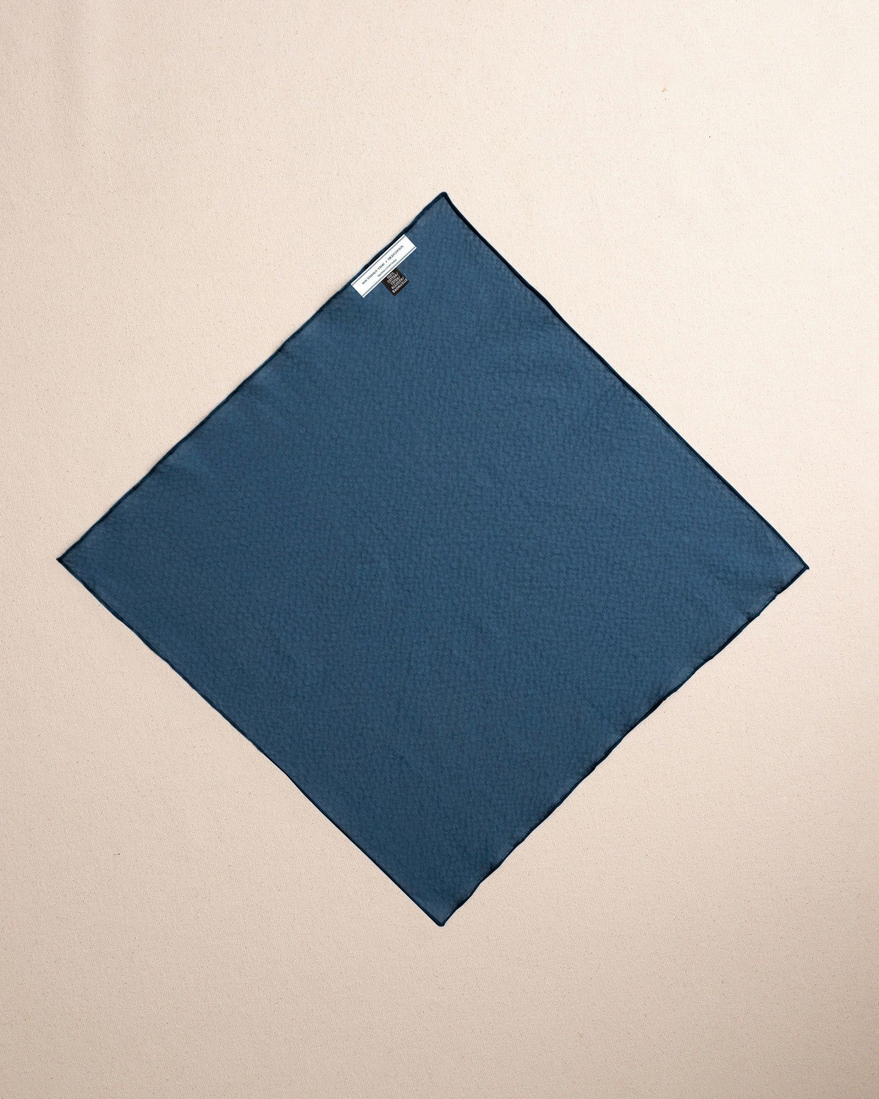 Southern Tide Nautical Blue Seersucker Pocket Square For Men