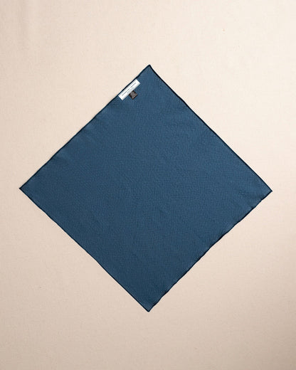 Southern Tide Nautical Blue Seersucker Pocket Square For Men