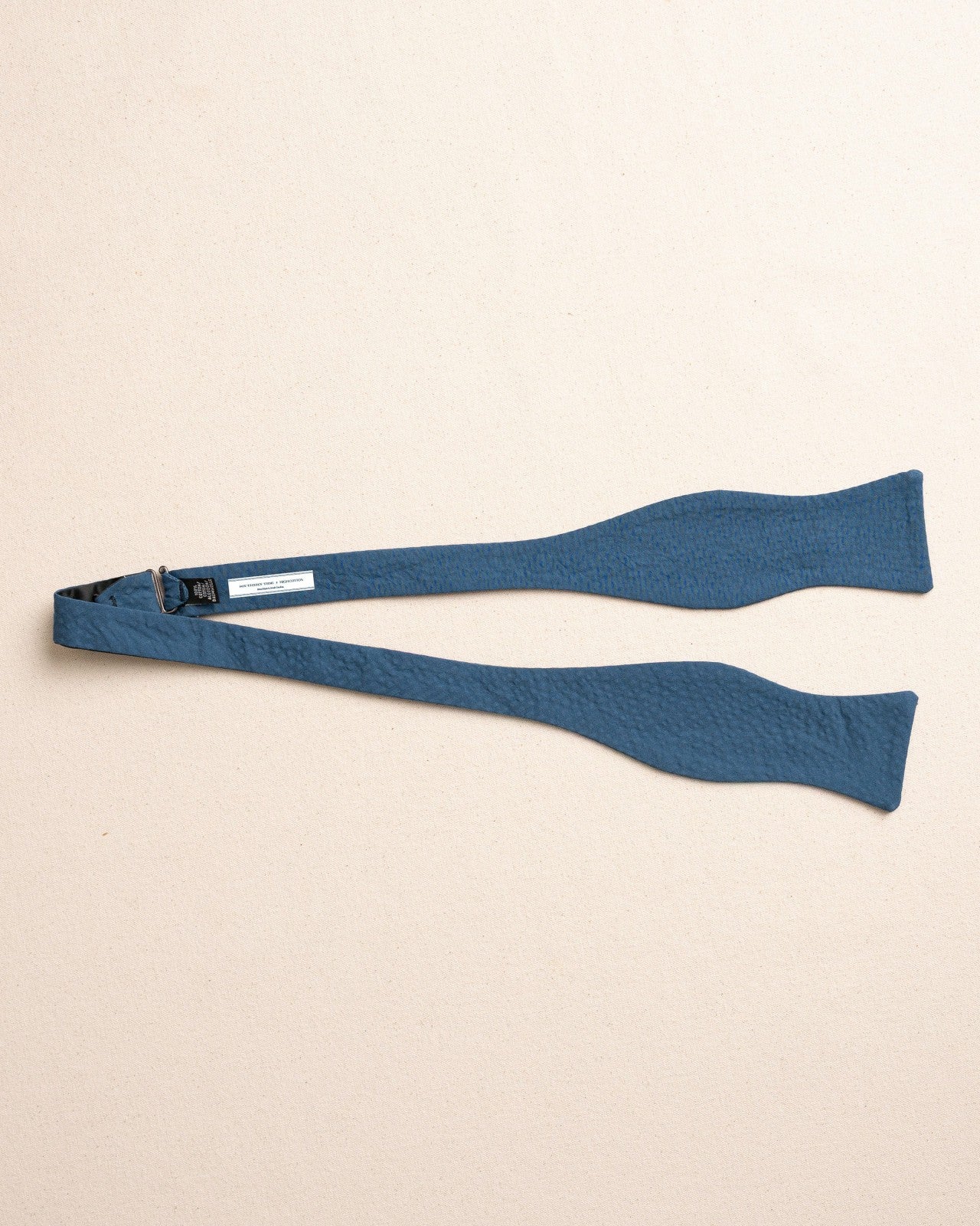 Southern Tide High Cotton Nautical Blue Seersucker Bow Tie For Men