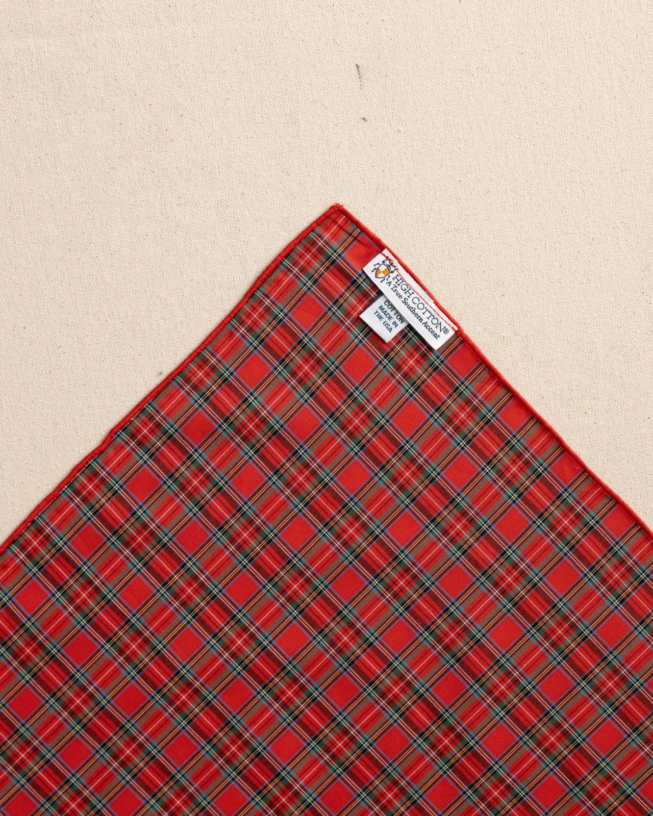 Southern Tide MacIntosh Tartan Pocket Square For Men