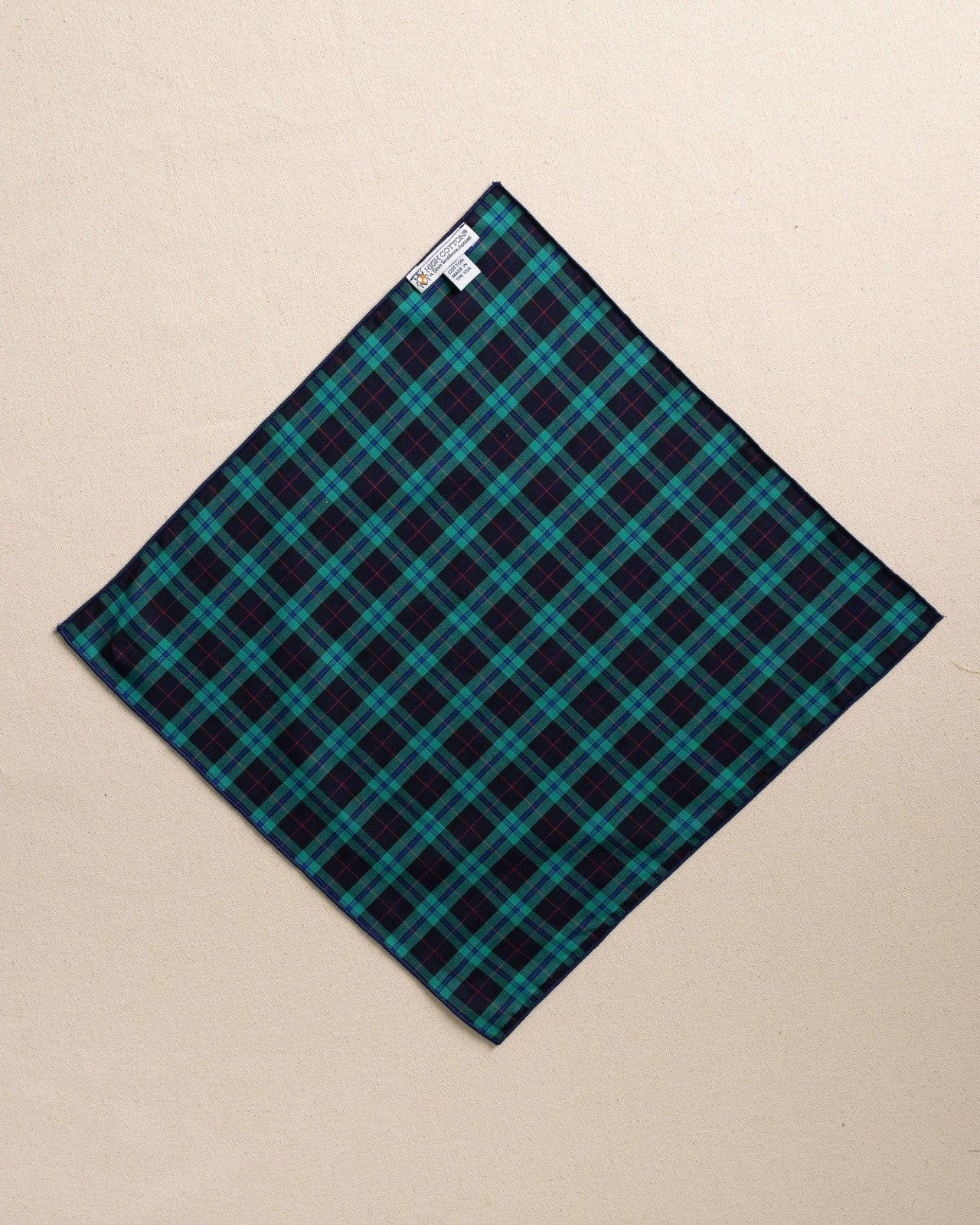 Southern Tide Macleod Tartan Pocket Square For Men