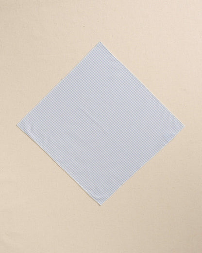 Southern Tide Blue Gingham Pocket Square For Men