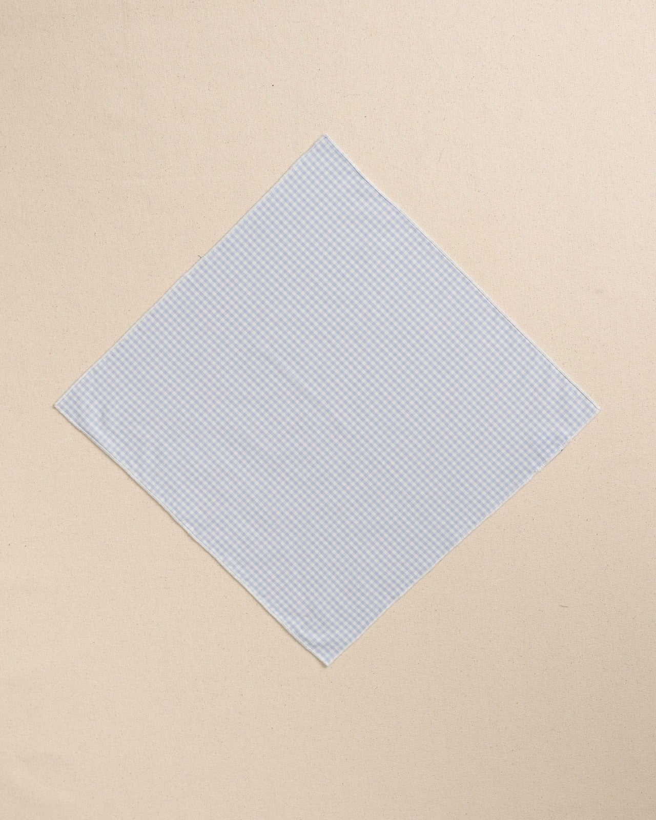 Southern Tide Blue Gingham Pocket Square For Men