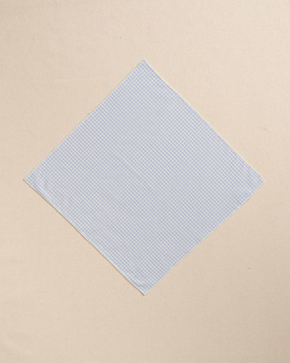Southern Tide Blue Gingham Pocket Square For Men