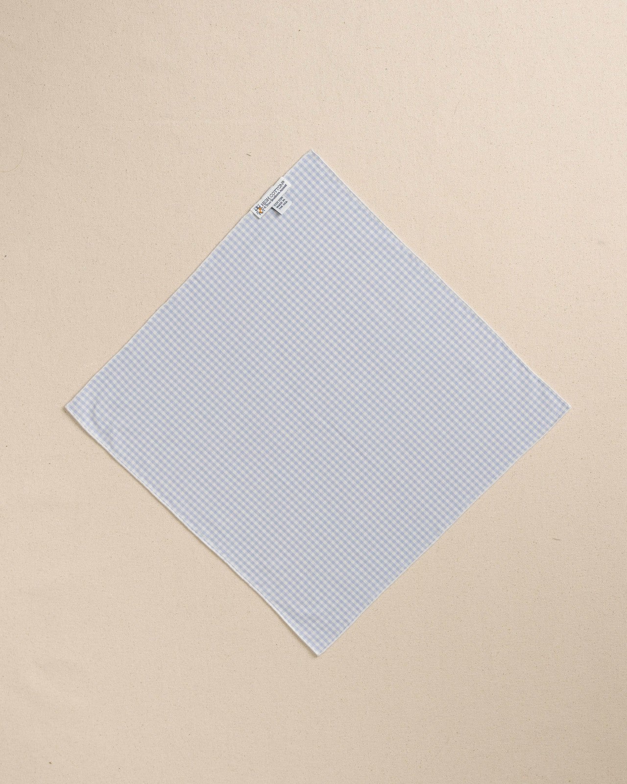 Southern Tide Blue Gingham Pocket Square For Men