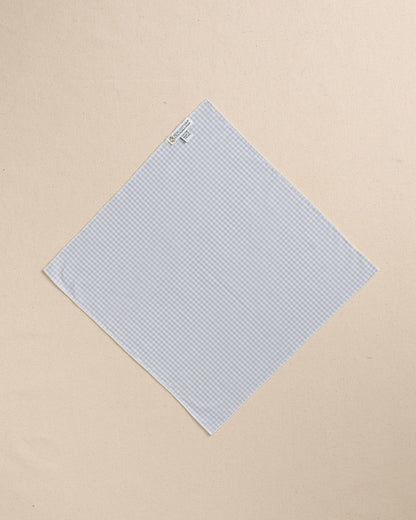 Southern Tide Blue Gingham Pocket Square For Men