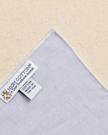 Southern Tide Blue Chambray Pocket Square For Men
