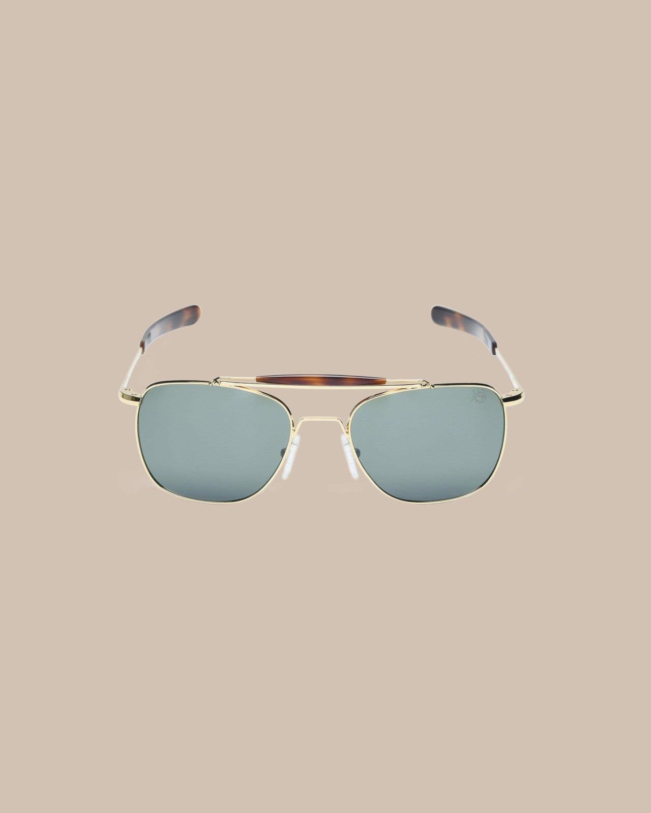 Yellow Gold Frame with American Green Lens,OS